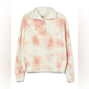 Faherty Tie Dye Fleece Popover